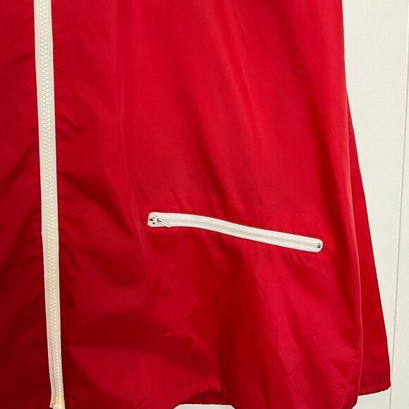 VTG 80s the Shop on Board Men’s Large Amsterdam Red Full Zip Jacket Windbreaker - Picture 4 of 11